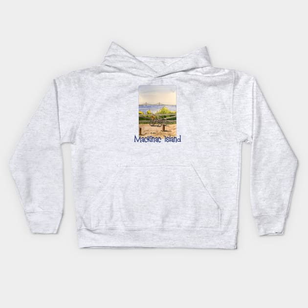 Mackinac Island, Michigan Kids Hoodie by MMcBuck